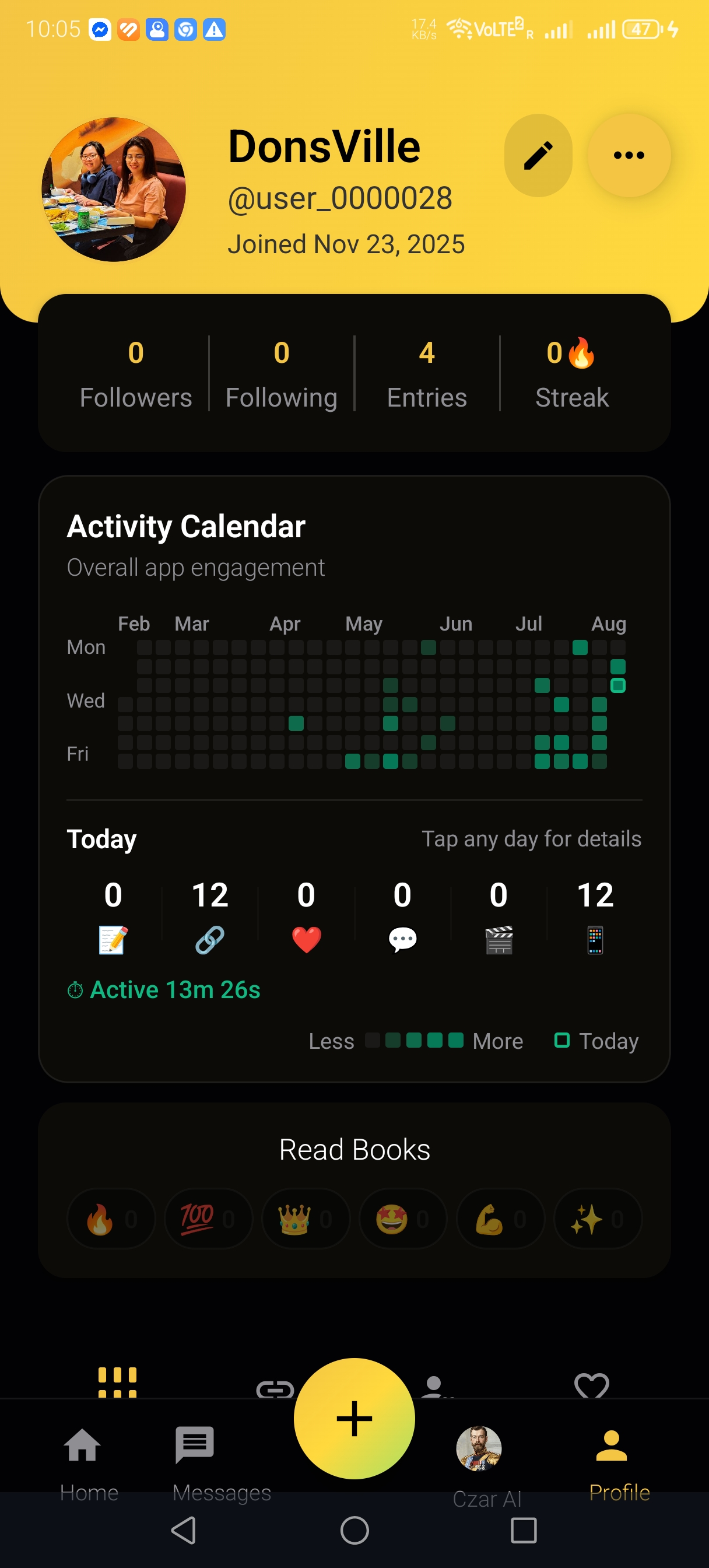 Profile Page